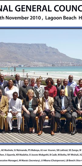 National General Council Meeting, Lagoon Beach Hotel, Cape Town, South Africa.